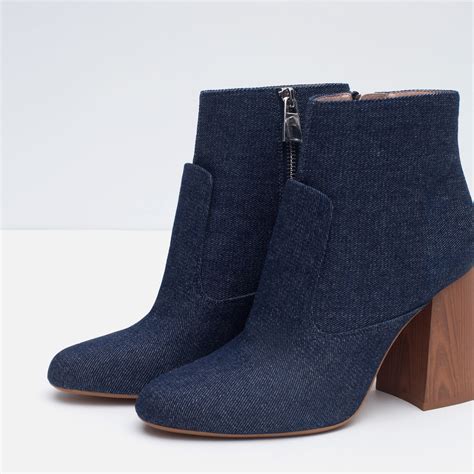 zara blue boots